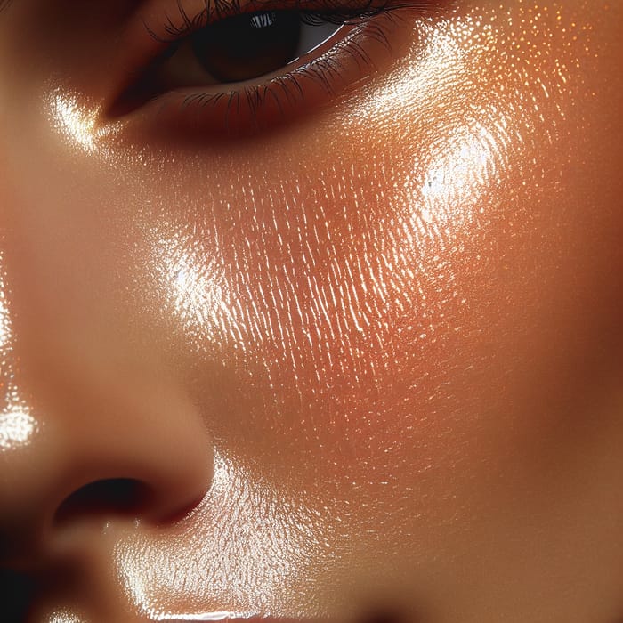Glowing Skin Texture | Close-Up Detail