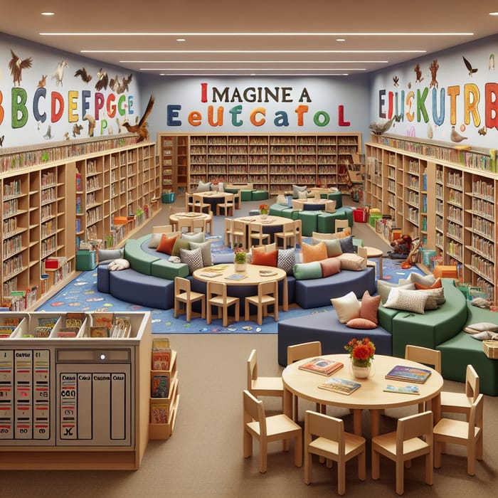Welcoming Elementary School Library Layout