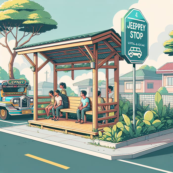 Modern Jeepney Stop | Waiting Shed Design Concept