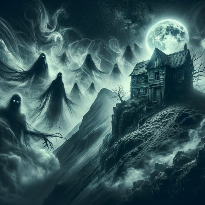 Chilling High Altitude Ghost Story: Eerie Dread amongst Shadows