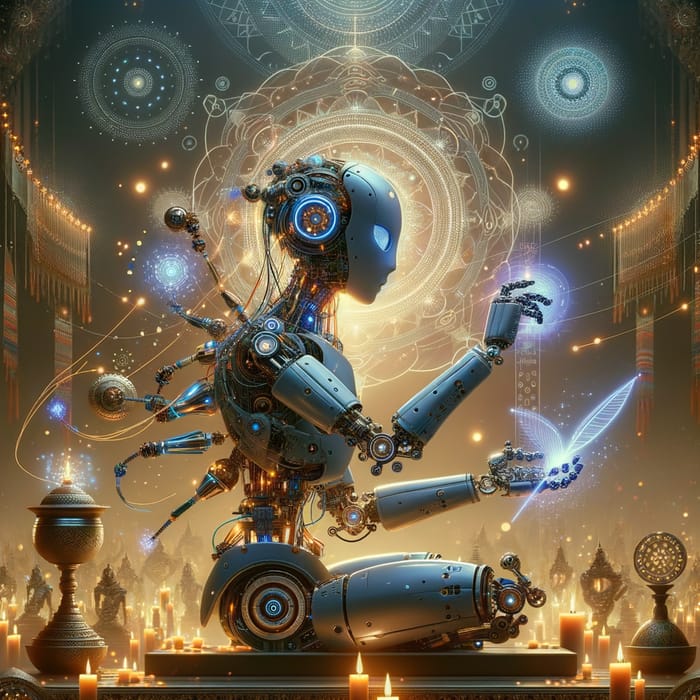 Robot in Ritualistic Ceremony