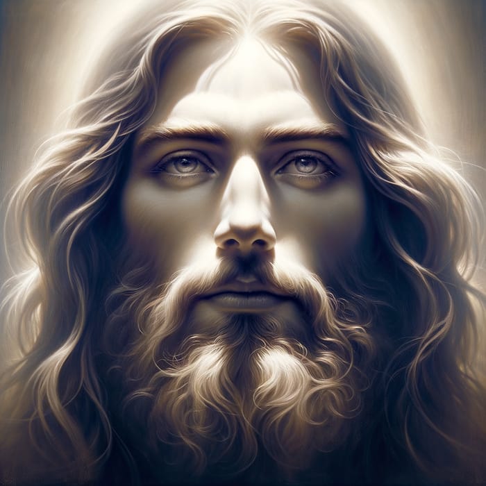 Jesus Christ Spiritual Leader Portrait
