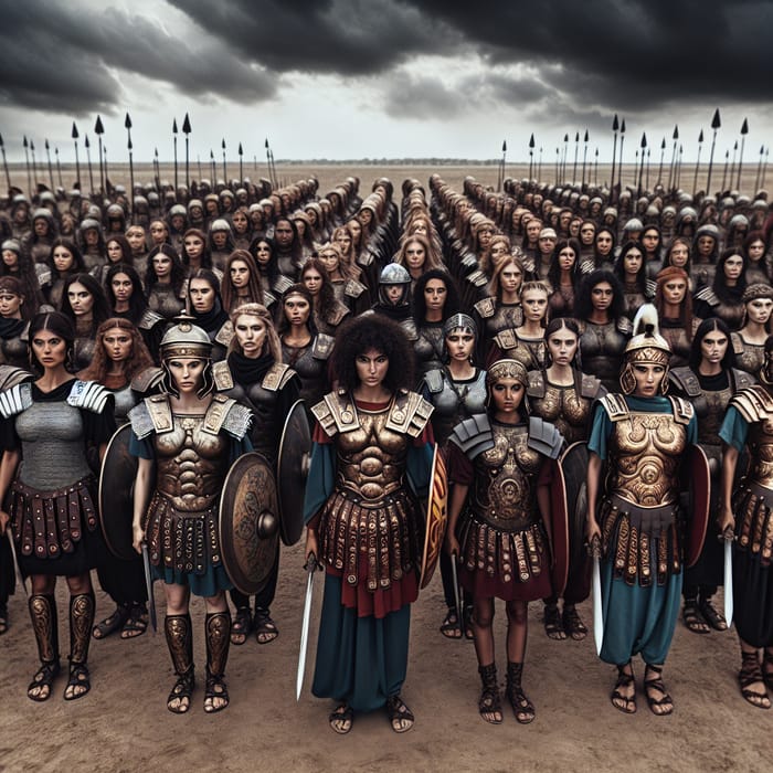 Women Warriors of AD: Diverse and Fierce Army