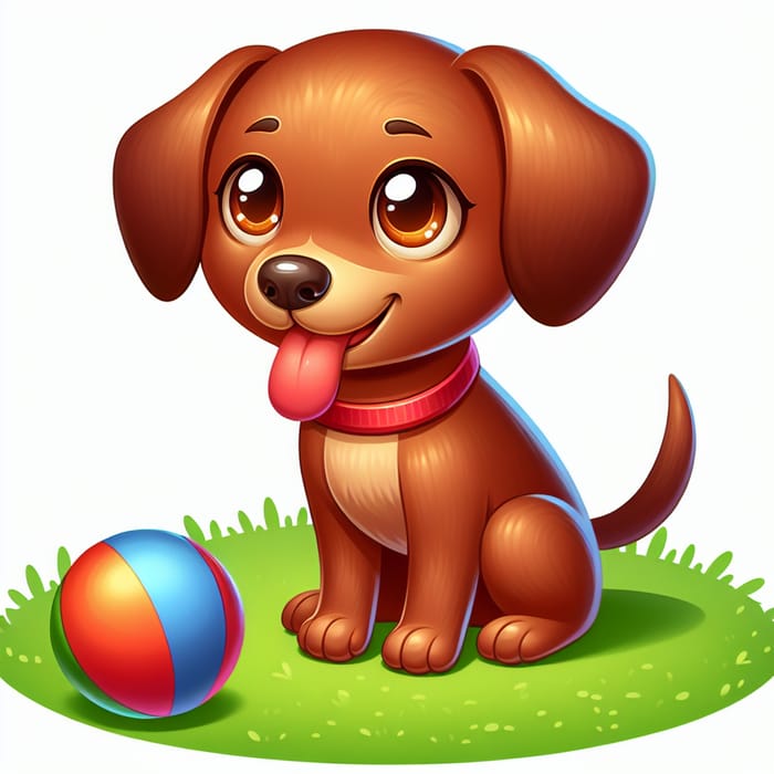 Cute & Playful Dog on Lush Green Lawn | Dogs Galore