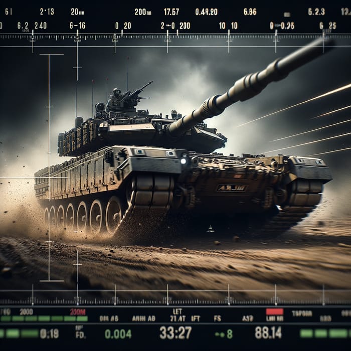 Powerful Arjun MBT Tank - Military Documentary Scene