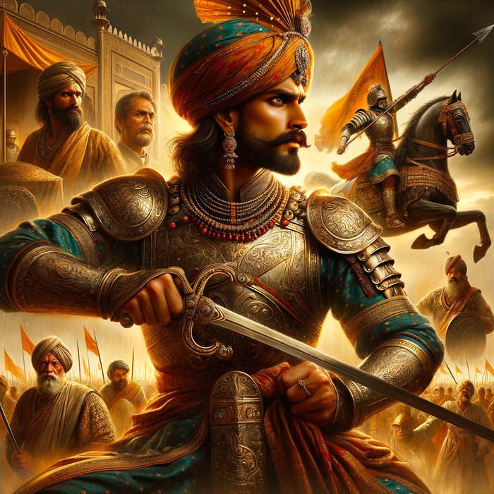 Rajput Warrior: Regal Portraits, Battle Scenes & Cultural Traditions