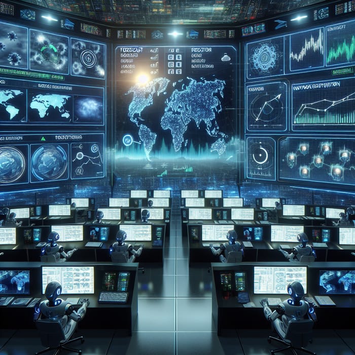 Forecasting & Risk Mitigation with AI | Control Room Scene