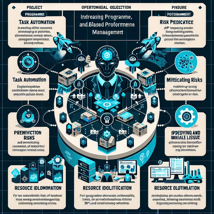AI Project Management Infographic for Operational Efficiency - Smart Innovations Global LCC