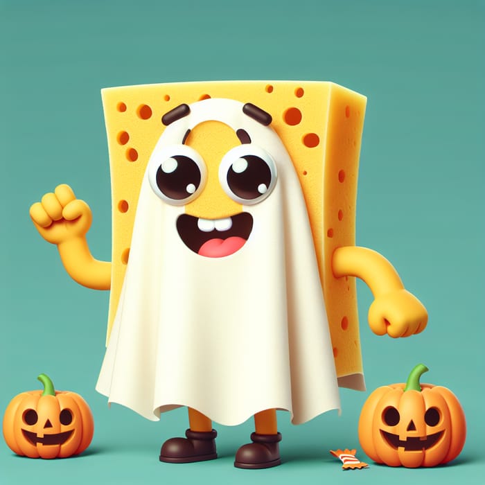 SpongeBob in Halloween Costume: Festive & Spooky Fun
