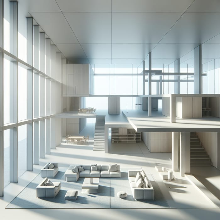 Open Architectural Concept: Spacious, Connected Interior Design