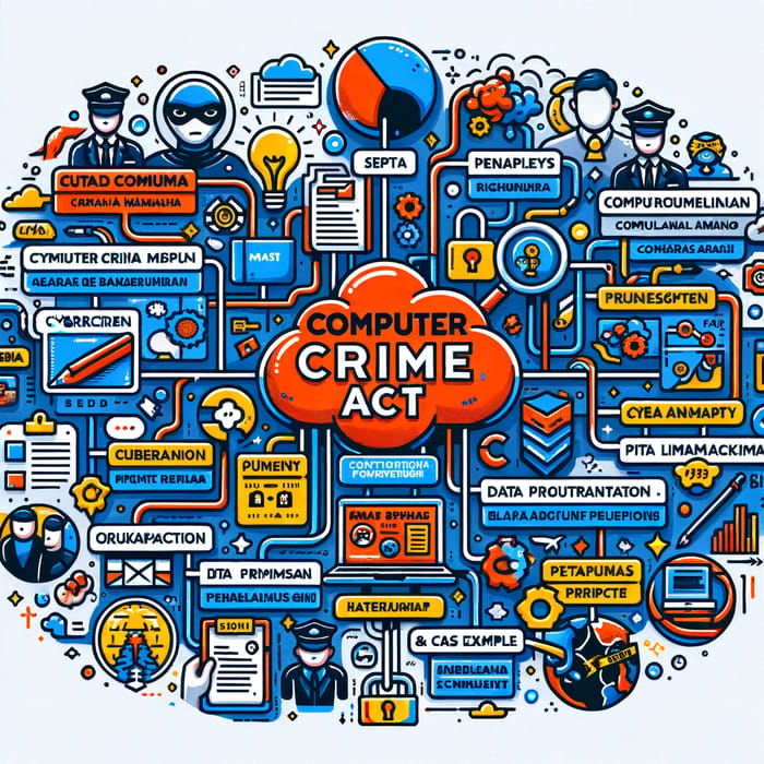 Detailed Mind Map: Computer Crime Act in Malaysia