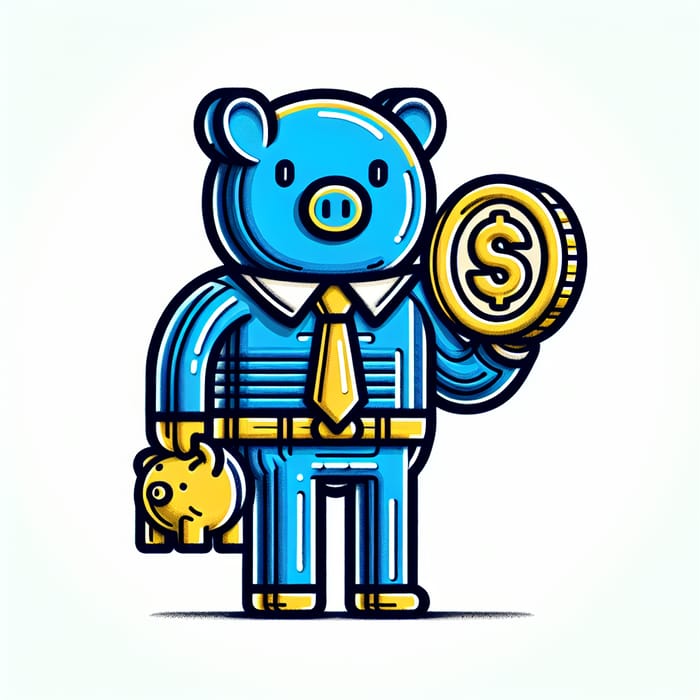 3D Bank Mascot Design: Friendly & Trustworthy Character Concept