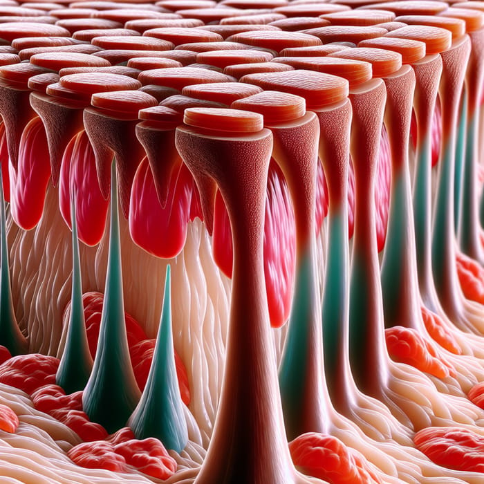 Microscopic View of Healthy Human Hair Follicle | Cuticle Layers Revealed
