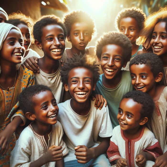 Habeshan Kids United in Joy | Genuine Happiness & Friendship