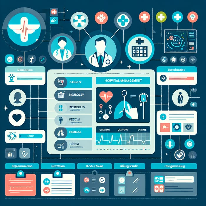 Hospital Management System GUI: Modern Interface Design