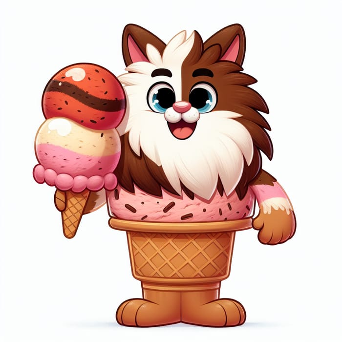 Neapolitan Ice Cream Furry Character | Website