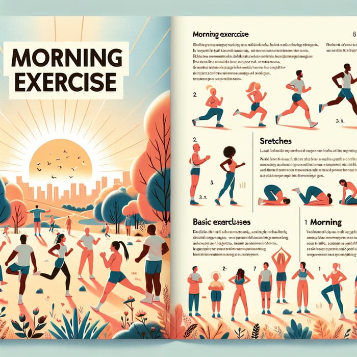 Morning Exercise Booklet: Energizing Workout Guides & Health Tips