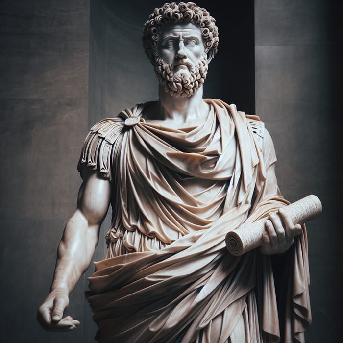 Marcus Aurelius Statue - Brave and Majestic