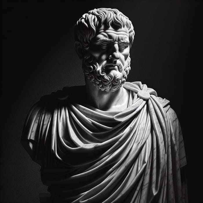 Marble Statue of Seneca: Masterpiece Carved in Timeless Wisdom