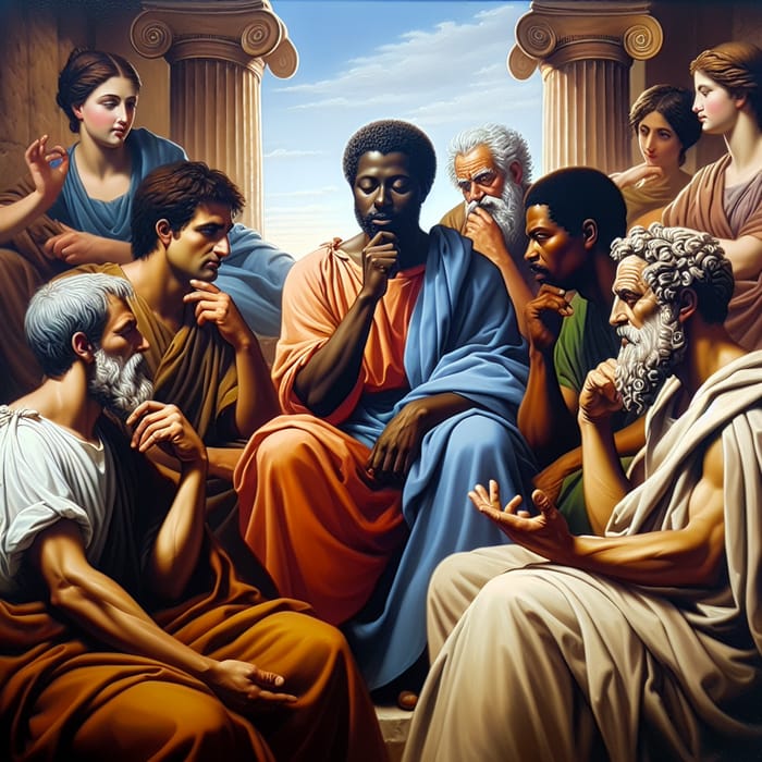Diverse Stoic Philosophers Sharing Life Wisdom | Life Lessons from Ancient Cultures