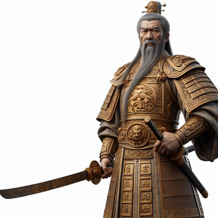 Golden Armored General Ming Dynasty | Mighty Ancient Warrior