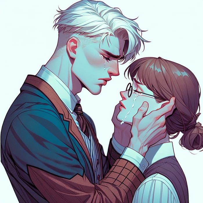 Emotional Moment as Draco Malfoy Kisses Hermione Granger