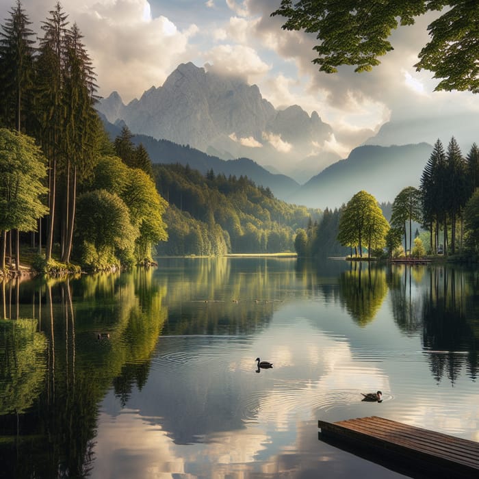 Serene Lake Views: Nature's Perfect Escape