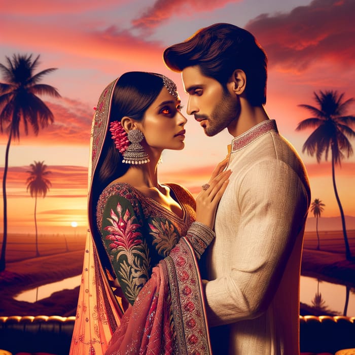Indian Sunset Romance with Sum Mere Hamsafar