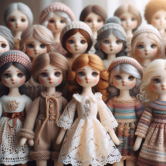Handmade Knitted Dolls for Sale Online