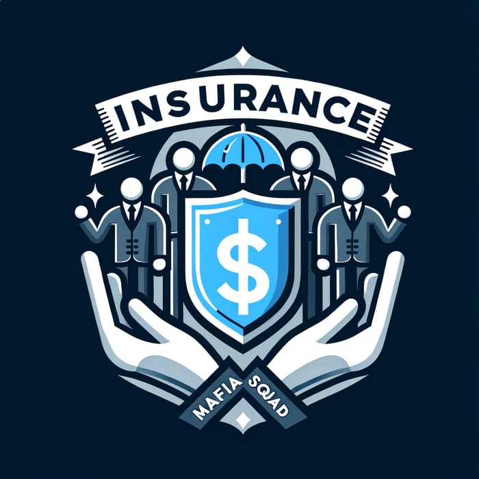 Logo Design for Insurance Mafia Squad - Shield Emblem
