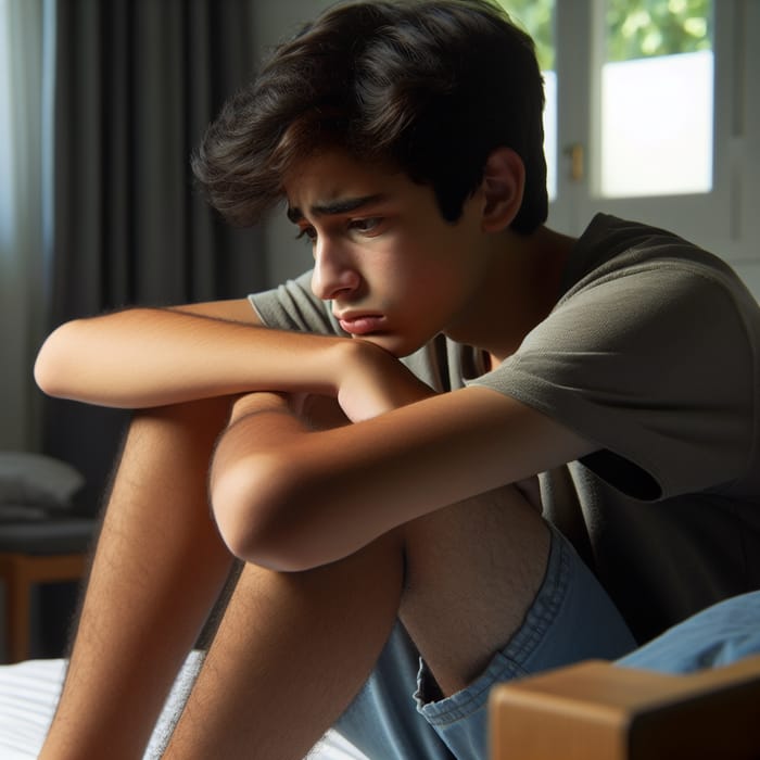 Reflective Moments: A Teenage Boy's Introspection