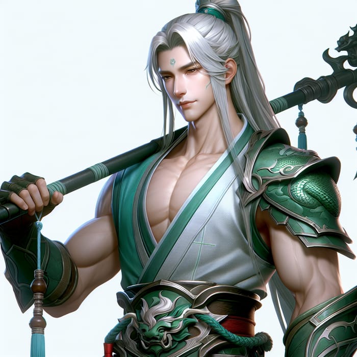 Zhongli: Mystical Monk with Polearm Weapon