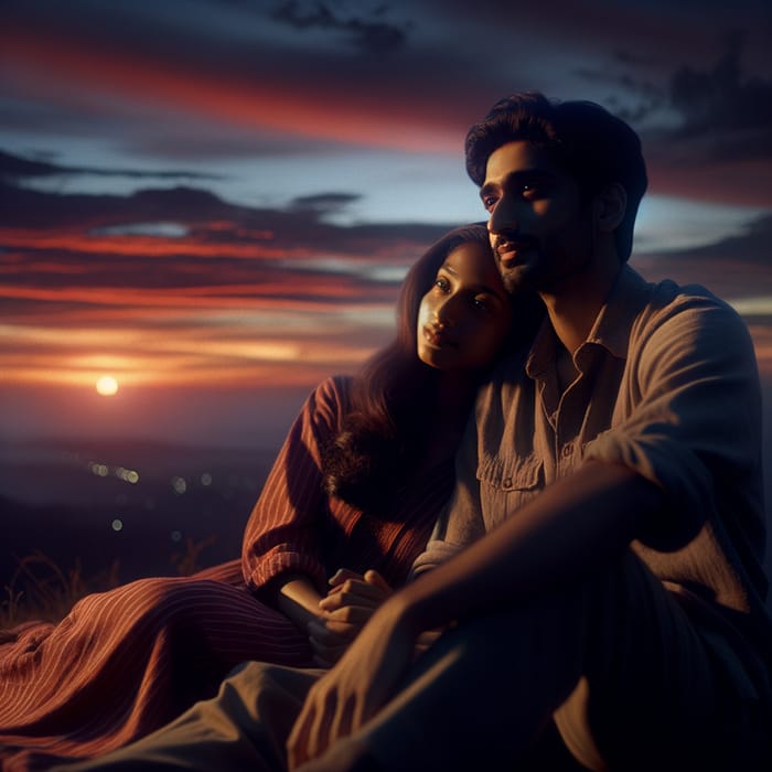 Raghav and Appi Enjoying a Romantic Sunset