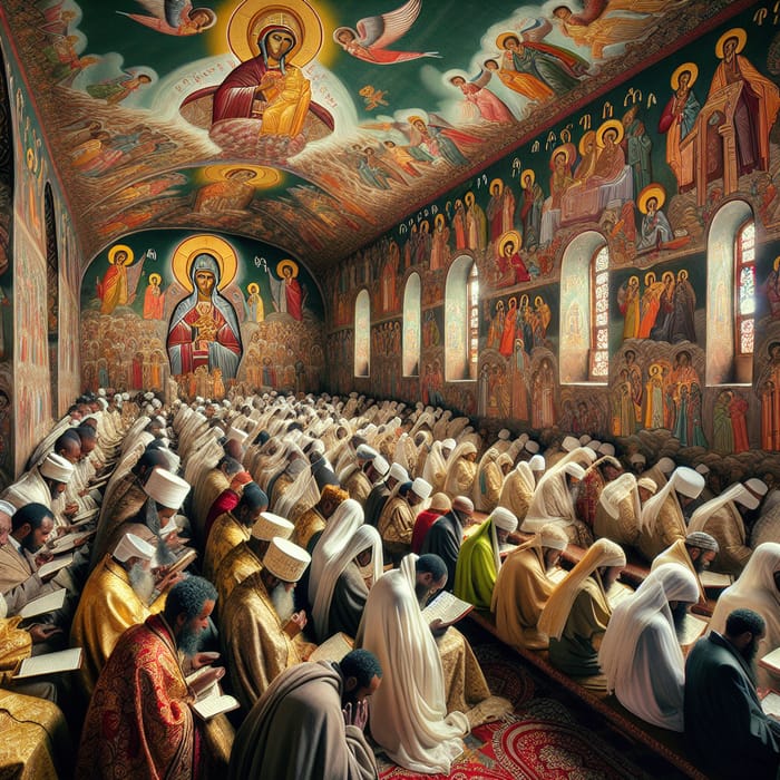 Ethiopian Orthodox Church: Archbishop, Molokse, Laymen & Divine Worship Atmosphere