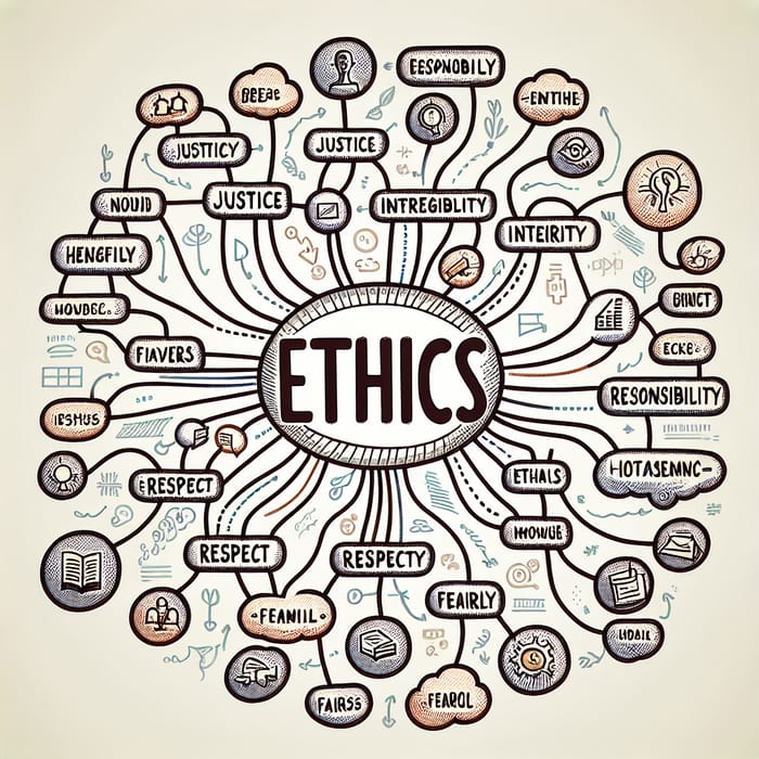 Ethics Mind Map: Justice, Integrity & More