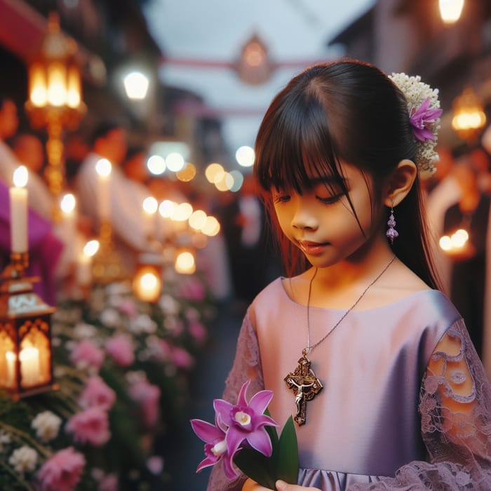 Semana Santa and a Young Girl: Devotion and Tradition