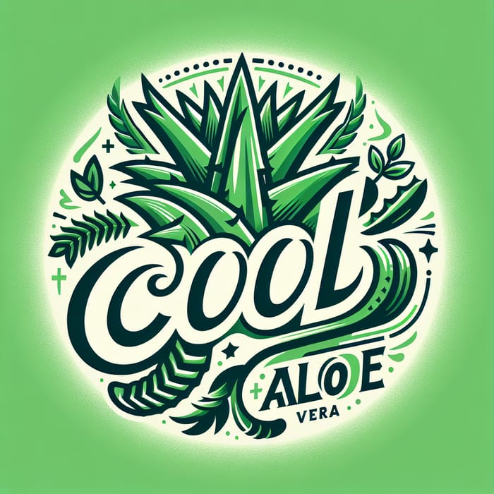 Unique Cool Aloe Logo Design | Fresh & Stylish