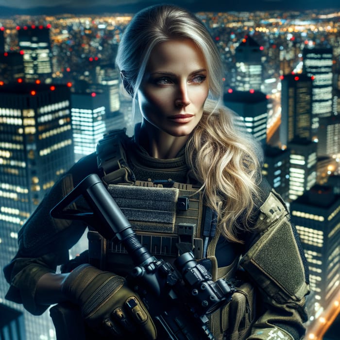 Blond Female Special Forces Operative in Urban Environment | Advanced Tactics