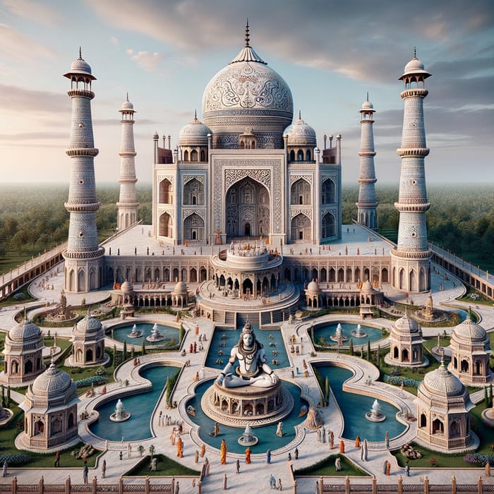 Taj Mahal Transformed into Lord Shiva Hindu Temple