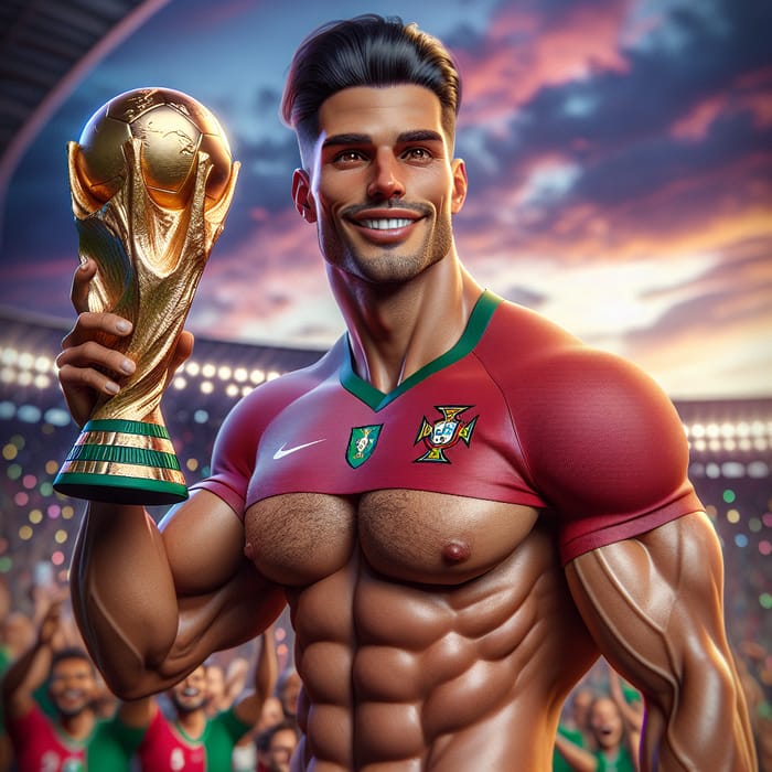 Cristiano Ronaldo Triumphs with the 2026 World Cup Trophy