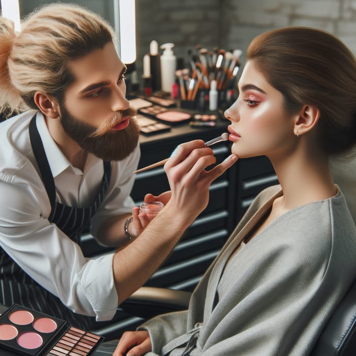 Skilled Caucasian Makeup Artist - Professional Consultation