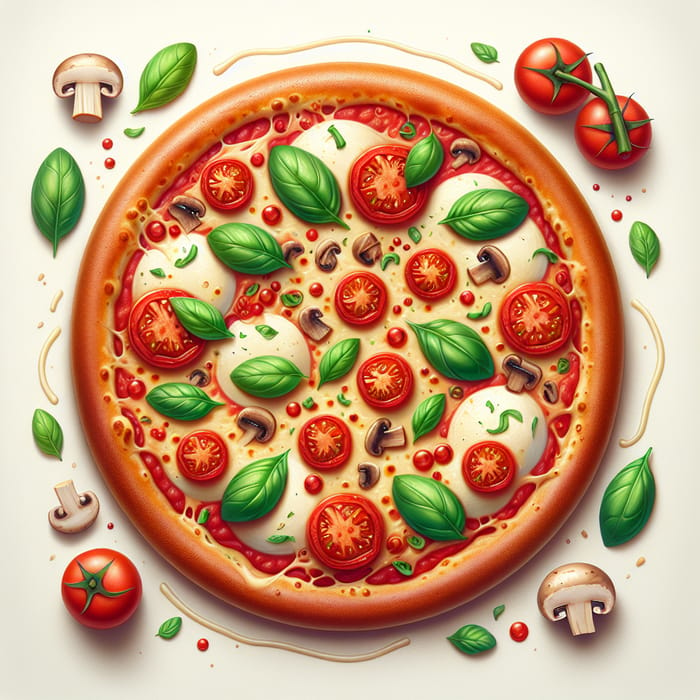 Delicious Pizza: Oven-Fresh with Tomato Sauce and Mozzarella Cheese