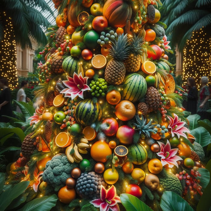 Exotic Fruits Christmas Tree Decoration