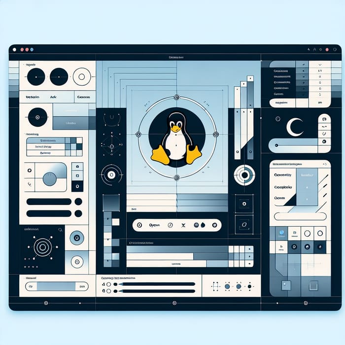 Sleek Linux-inspired Interface Design