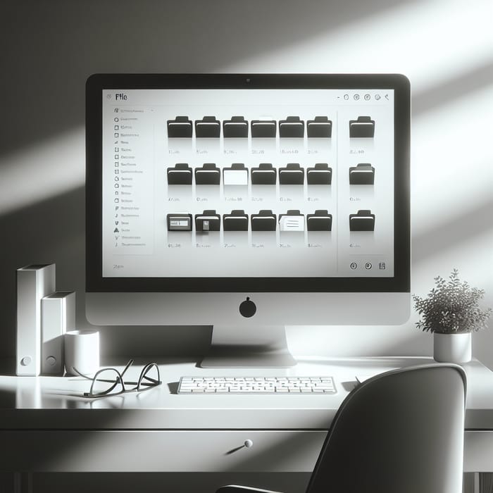 Minimalist File Management | Organized Workspace Design