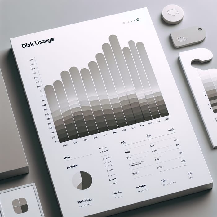 Minimalist Disk Usage Report Design