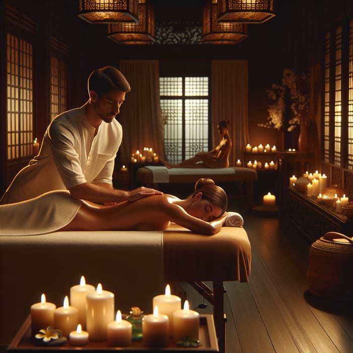 Relaxing Massage Experience in Luxurious Spa Setting