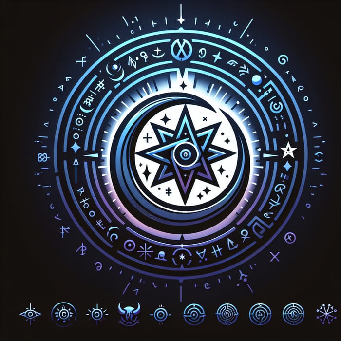 Mysterious Star Symbol Logo Design for Alagada Organization