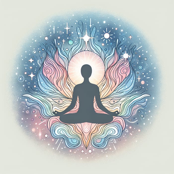 Spiritual Self Doodle for Meditation
