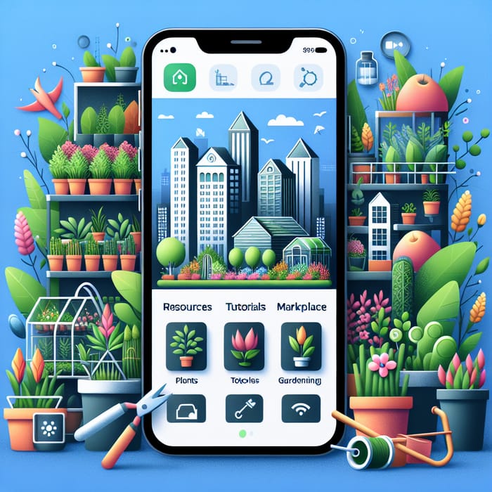 Urban Oasis Gardening: Mobile App for Urban Gardeners Marketplace
